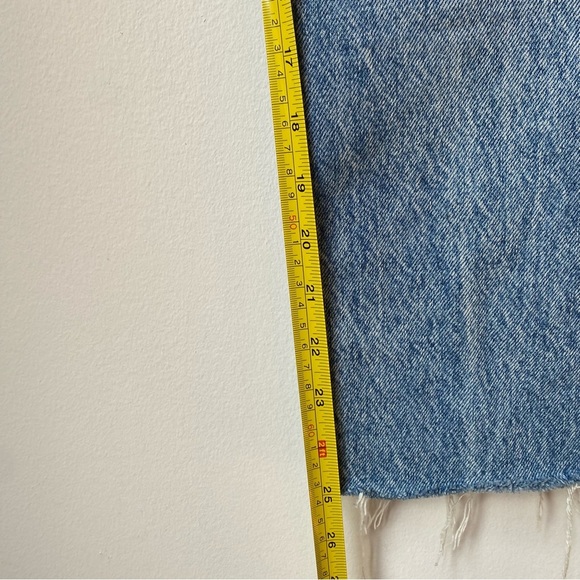 Zara Distressed Blue Denim Jeans US size 6 - Picture 5 of 7